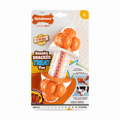Nylabone Strong Chew Sneaky Snacker Bacon Large