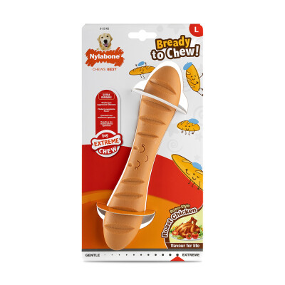 Nylabone Extreme Chew Baguette Chicken Large