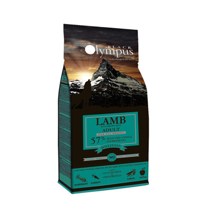 Black Olympus Low Grain Adult Medium Lamb & Brown Rice 12kg