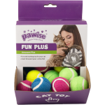 PW Cat Toy Fun Box Tenis Ball with Bell (1x24pcs)