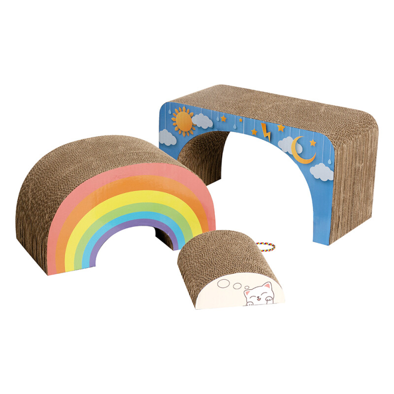 PAWISE Ονυχοδρόμιο Castle in the Sky 3 σε 1, 45x20x24cm